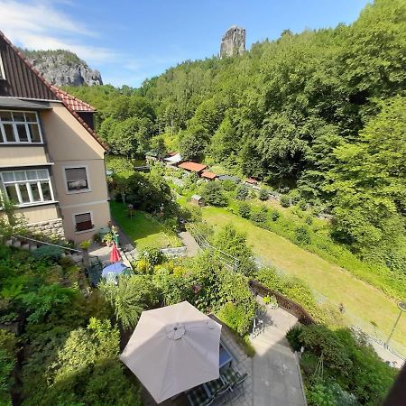 Ferienwohnung Morgensonne Kurort Rathen Esterno foto