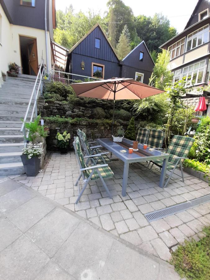 Ferienwohnung Morgensonne Kurort Rathen Esterno foto