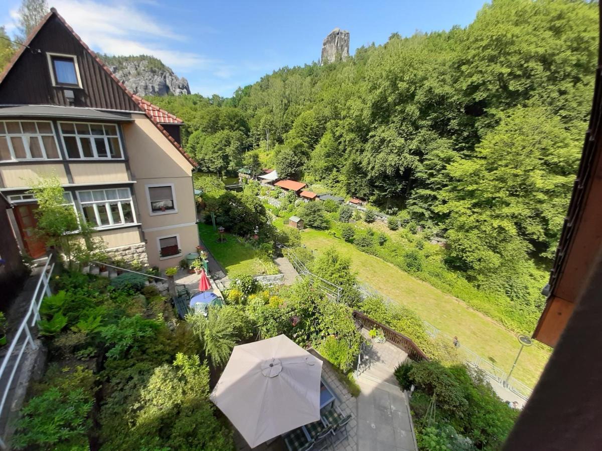 Ferienwohnung Morgensonne Kurort Rathen Esterno foto